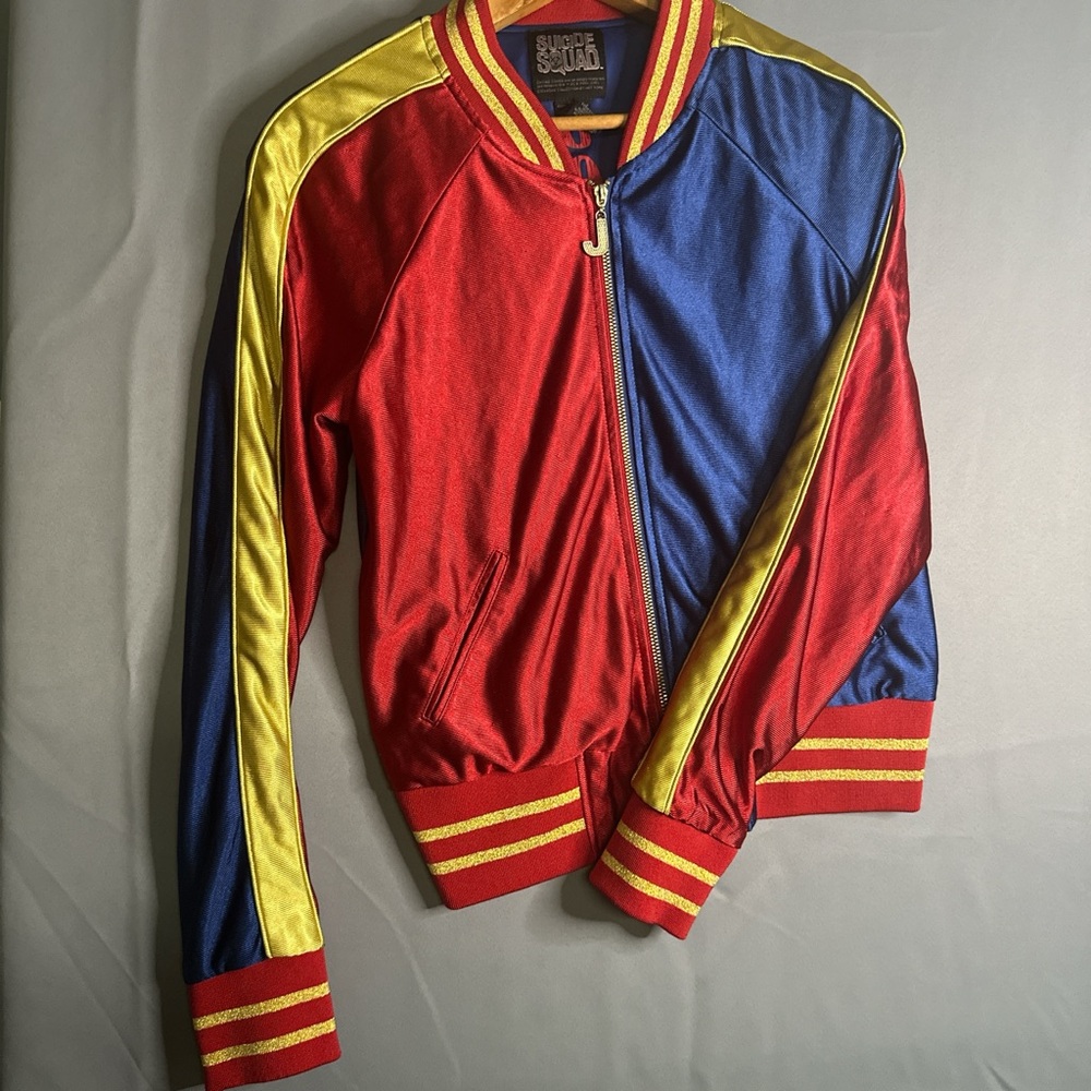 Harley Quinn “Property of Joker” jacket in. Size SM and- “Puddin” choker - Picture 2 of 8